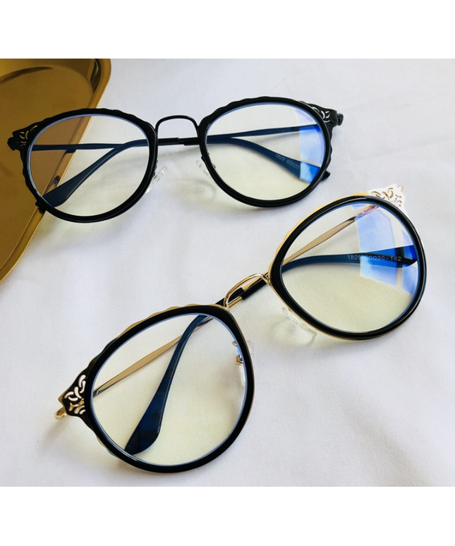 EP Anti-blue radiation glasses Korean version hollow ladies simple
