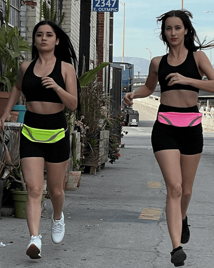 Water-Resistant Sport Waist Pack Running Belt with Reflective Strip