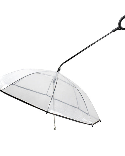 Hot Selling Transparent Pet Supplies Adjustable Pet Umbrella