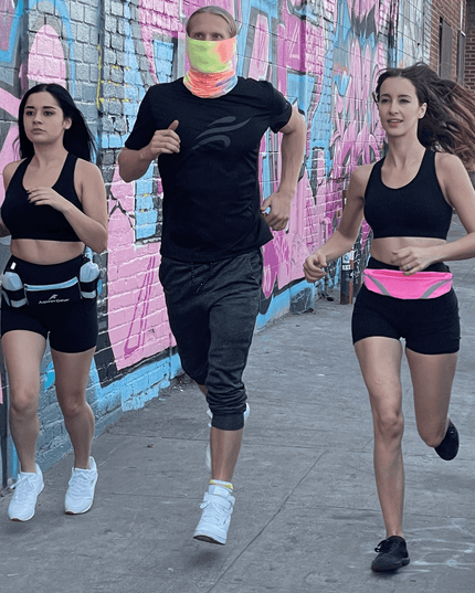 Water-Resistant Sport Waist Pack Running Belt with Reflective Strip