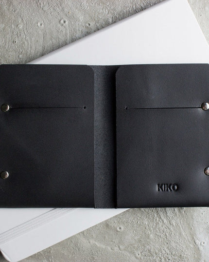 Unstitched Leather Twofold Wallet