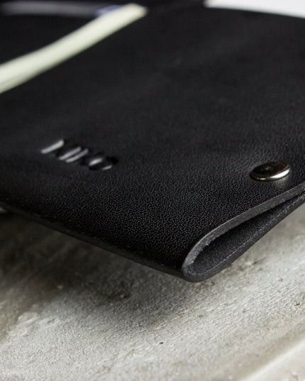 Unstitched Leather Twofold Wallet