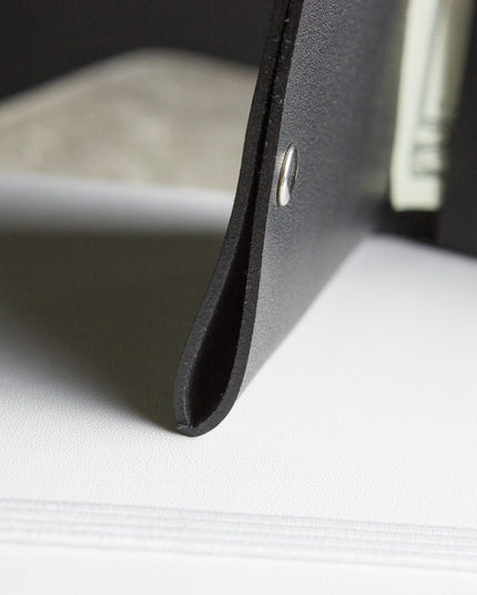 Unstitched Leather Twofold Wallet