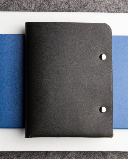 Unstitched Leather Twofold Wallet