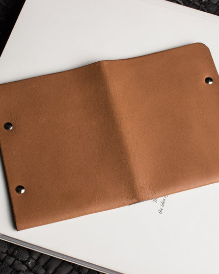 Unstitched Leather Twofold Wallet