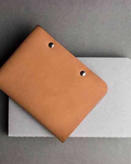 Unstitched Leather Twofold Wallet
