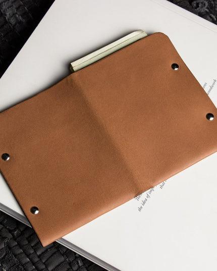 Unstitched Leather Twofold Wallet