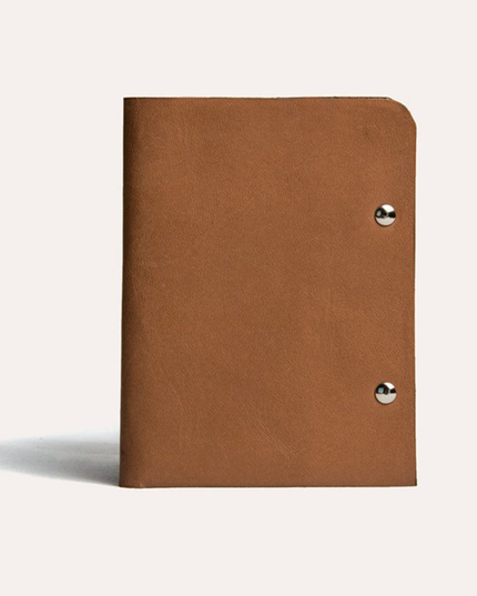 Unstitched Leather Twofold Wallet