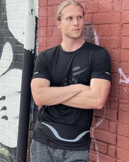 Water-Resistant Sport Waist Pack Running Belt with Reflective Strip