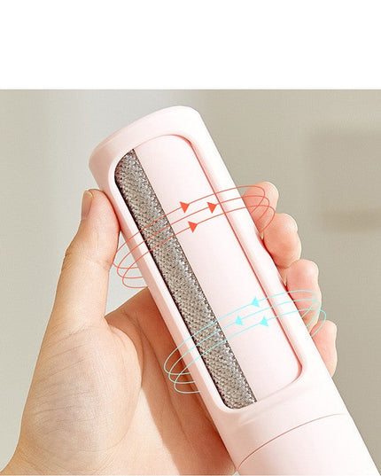 2-1 Reusable Pet Hair Remover Brush Lint Roller Portable