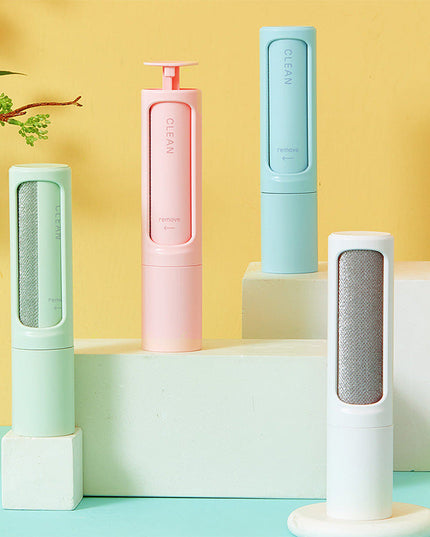2-1 Reusable Pet Hair Remover Brush Lint Roller Portable