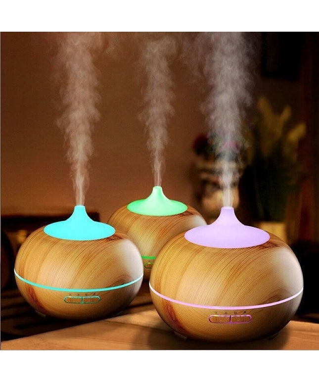 Mistyrious Essential Oil Humidifier Natural Oak Design With Easy