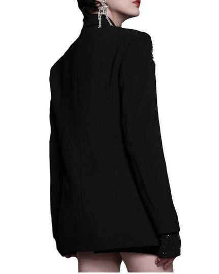 Women's Hand-stitched Floral Suit Jacket
