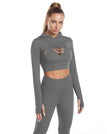 L / Grey 3PCS Set