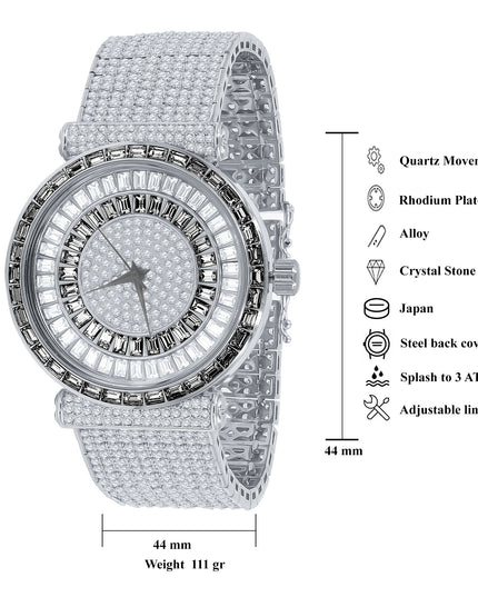 FOXY CZ ICED OUT WATCH | 5110347
