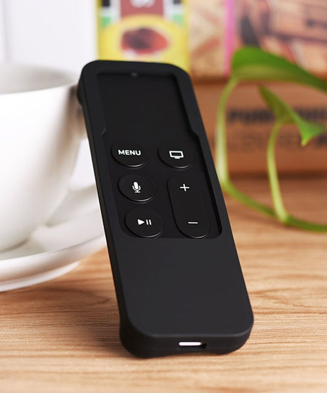 AMZER Shockproof Silicone Protective Case for Apple TV 4th Gen Siri
