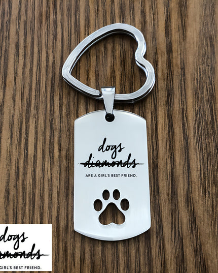 Keychain Stainless Steel Engraved