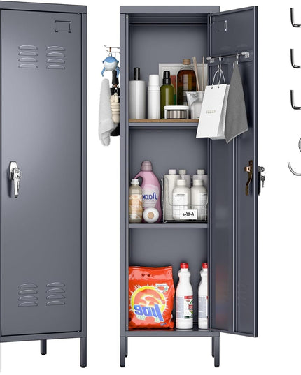 Metal Lockers For Employees With Handle,Metal Storage Locker With 2