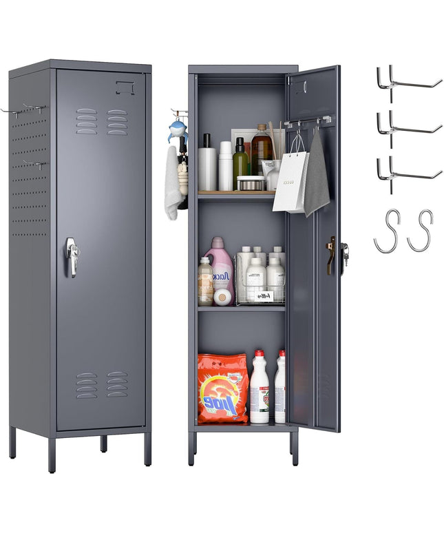 Metal Lockers For Employees With Handle,Metal Storage Locker With 2