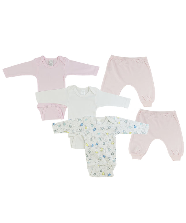 Infant Girls Long Sleeve Onezies and Joggers