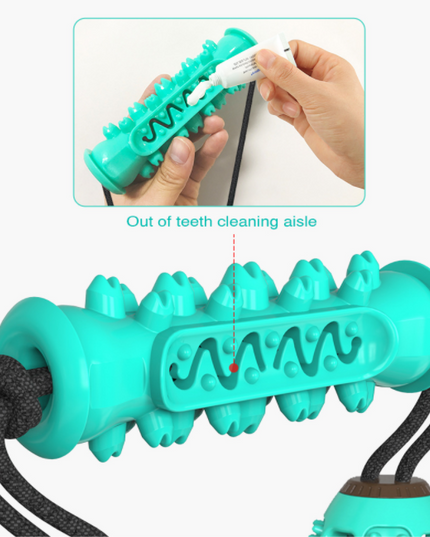Dog Chew Toys Pet Toothbrush Rubber Bones Teeth Cleaning