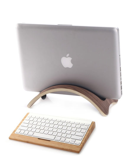 Bent Wood Macbook Holder