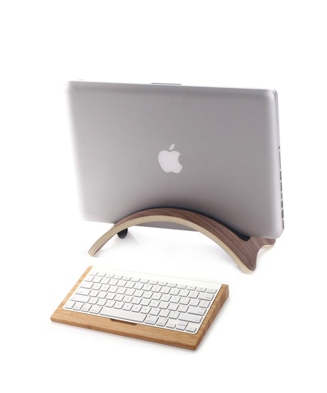 Bent Wood Macbook Holder