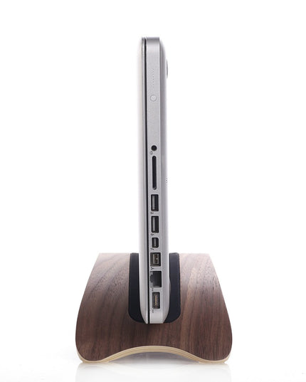 Bent Wood Macbook Holder