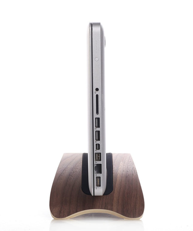Bent Wood Macbook Holder