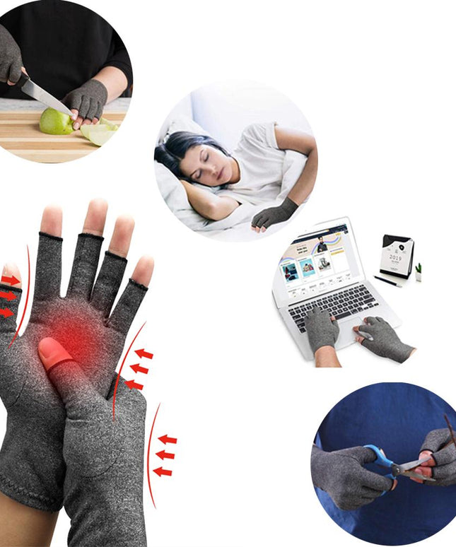 1 Pair Compression Arthritis Gloves Arthritic Joint Pain Relief Gloves