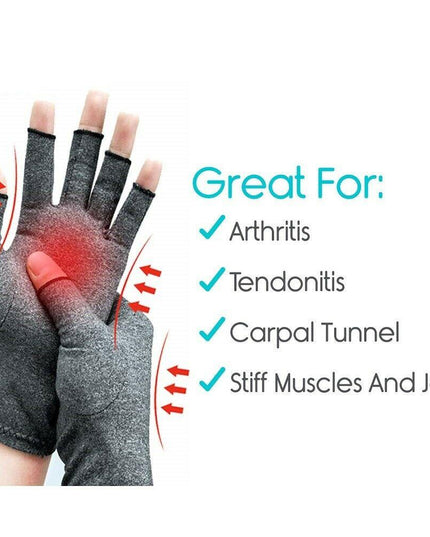 1 Pair Compression Arthritis Gloves Arthritic Joint Pain Relief Gloves