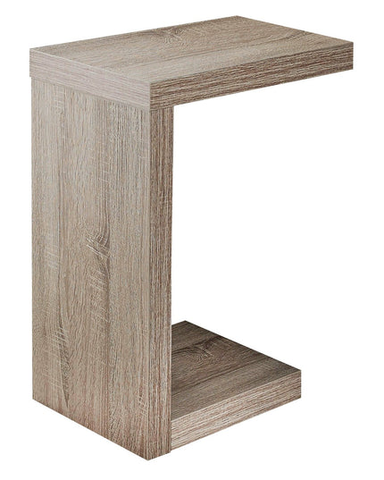 11.5" x 18" x 24" White Hollow Core Particle Board  Accent Table