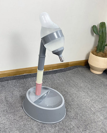 Automatic Pet Water Dispenser Stand Feeder Bowl Adjusting Height