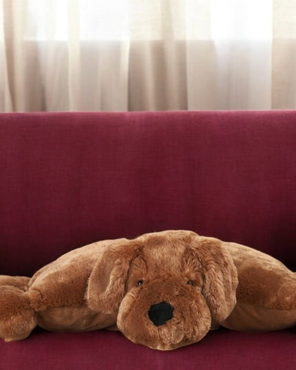 22" X 18" Brown Dog Throw Pillow