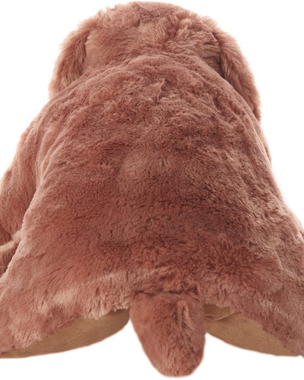 22" X 18" Brown Dog Throw Pillow