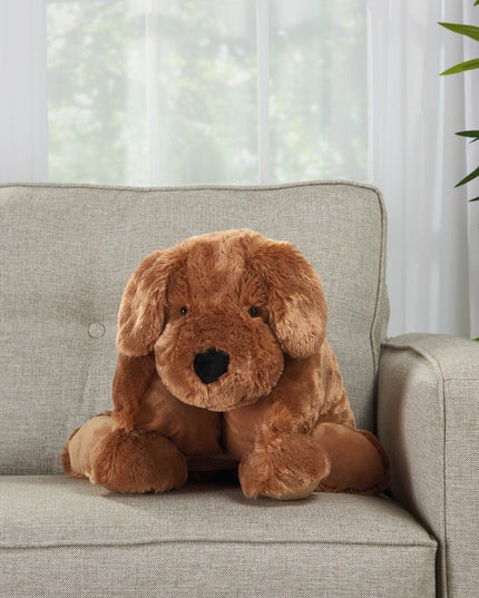 22" X 18" Brown Dog Throw Pillow
