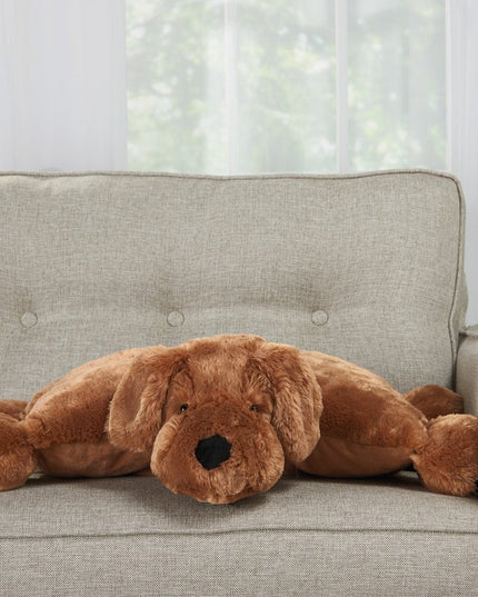 22" X 18" Brown Dog Throw Pillow