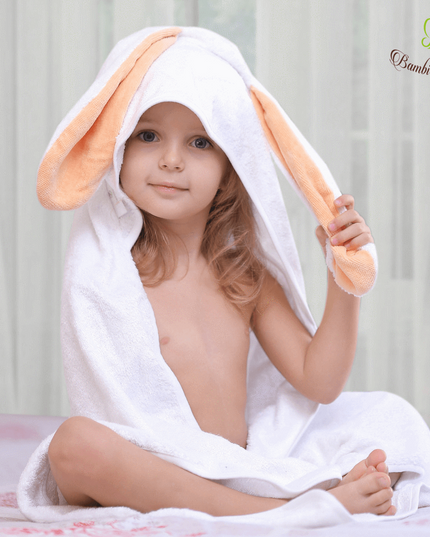 Amber Bunny Hooded Towel & 2 Washcloths