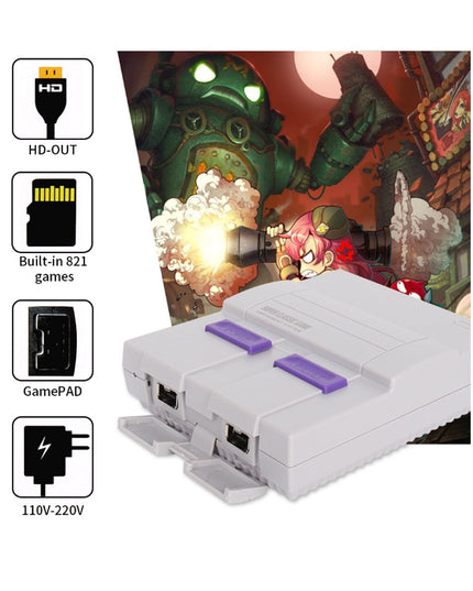 Retro Inspired Game Console With HDMI + 821 Games Loaded