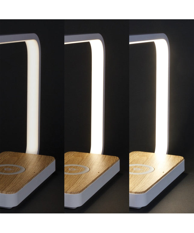 Contemporary White Wireless Phone Charger