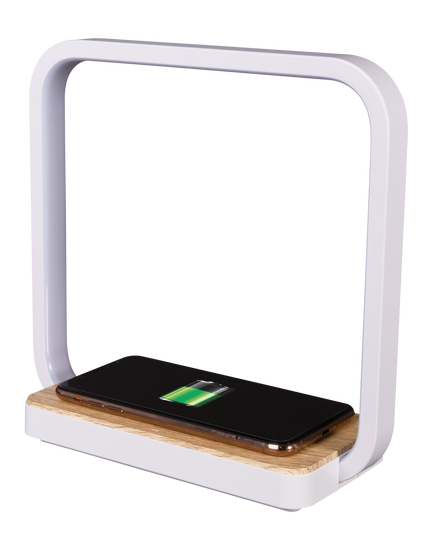 Contemporary White Wireless Phone Charger