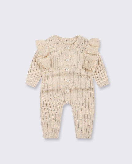 KnitNest™ – Autumn Cotton Baby Romper
