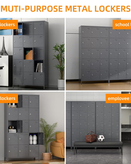15 Doors Metal Lockers For Employees For Offices School Gyms