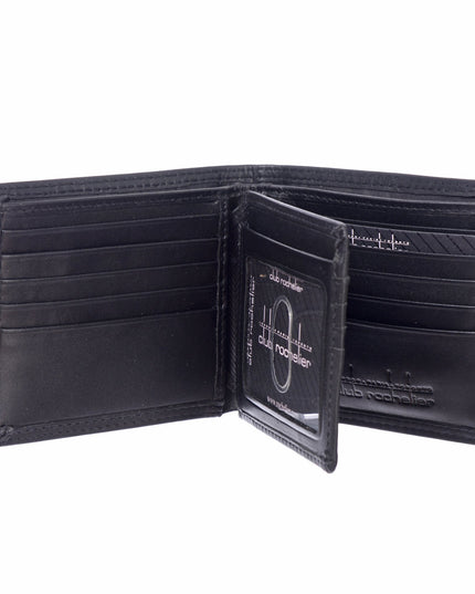 Men's Slimfold Wallet with Center Wing