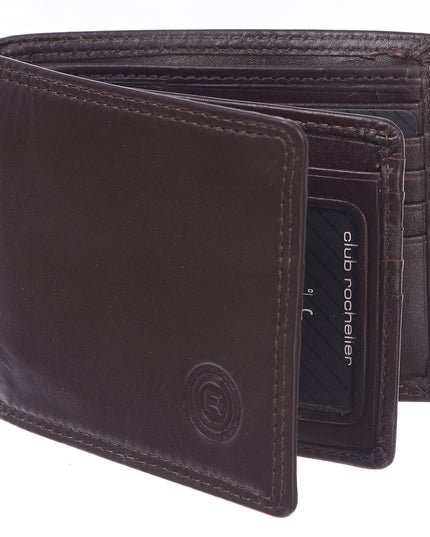 Men's Slimfold Wallet with Center Wing