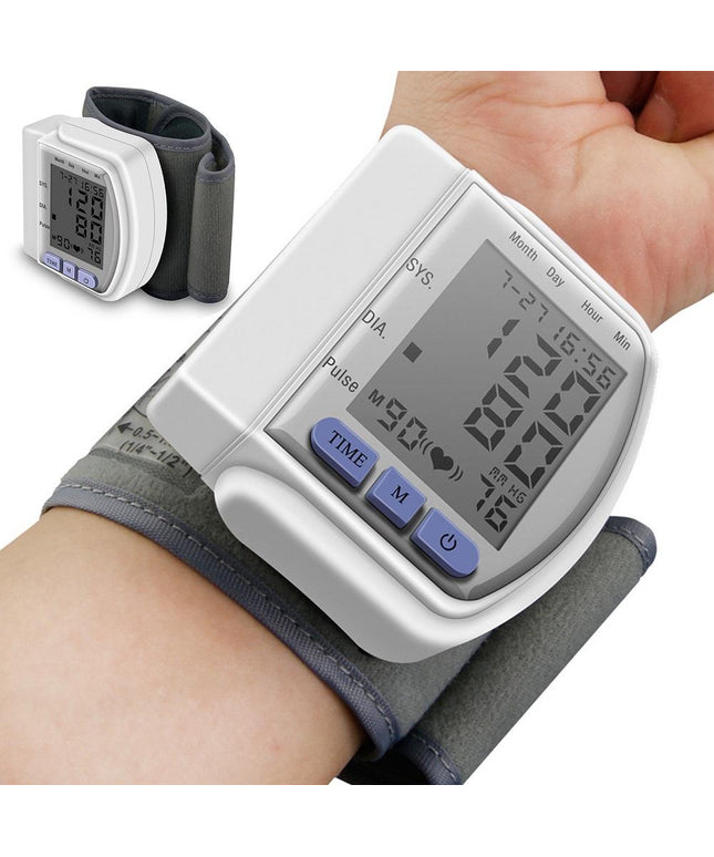 Digital Wrist Blood Pressure Monitor For Measuring Arterial Pressure