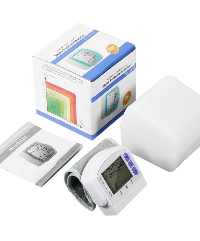 Digital Wrist Blood Pressure Monitor For Measuring Arterial Pressure