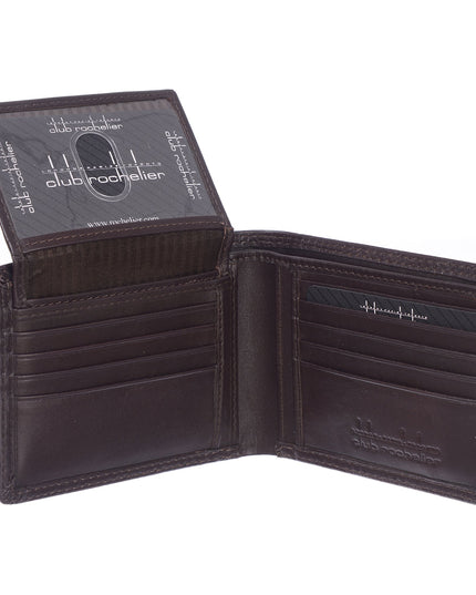 Men's Wallet with Removable Flap