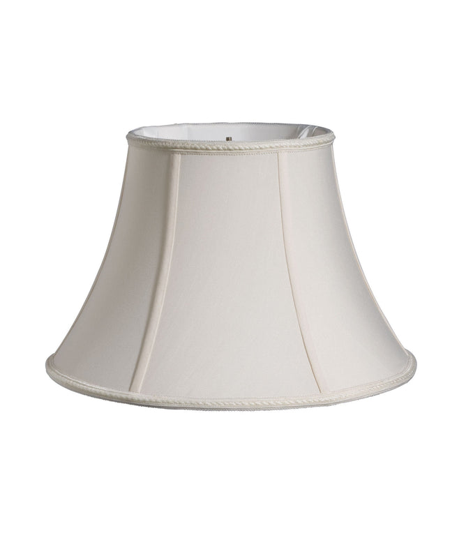 16" Cream Slanted Bell Shantung Lampshade