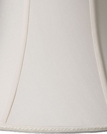 16" Cream Slanted Bell Shantung Lampshade